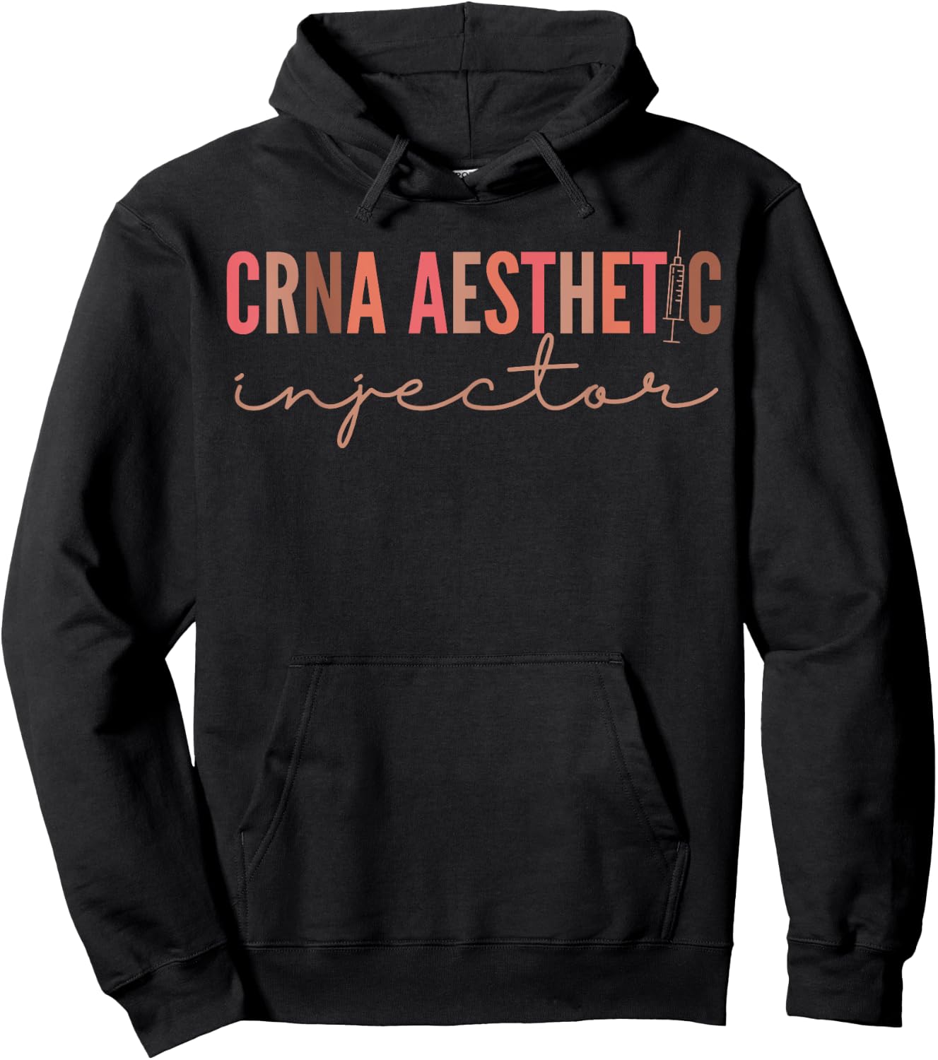 CRNA Aesthetic Nurse Injector Anesthetist Medspa Hoodie - Hoodie | Black