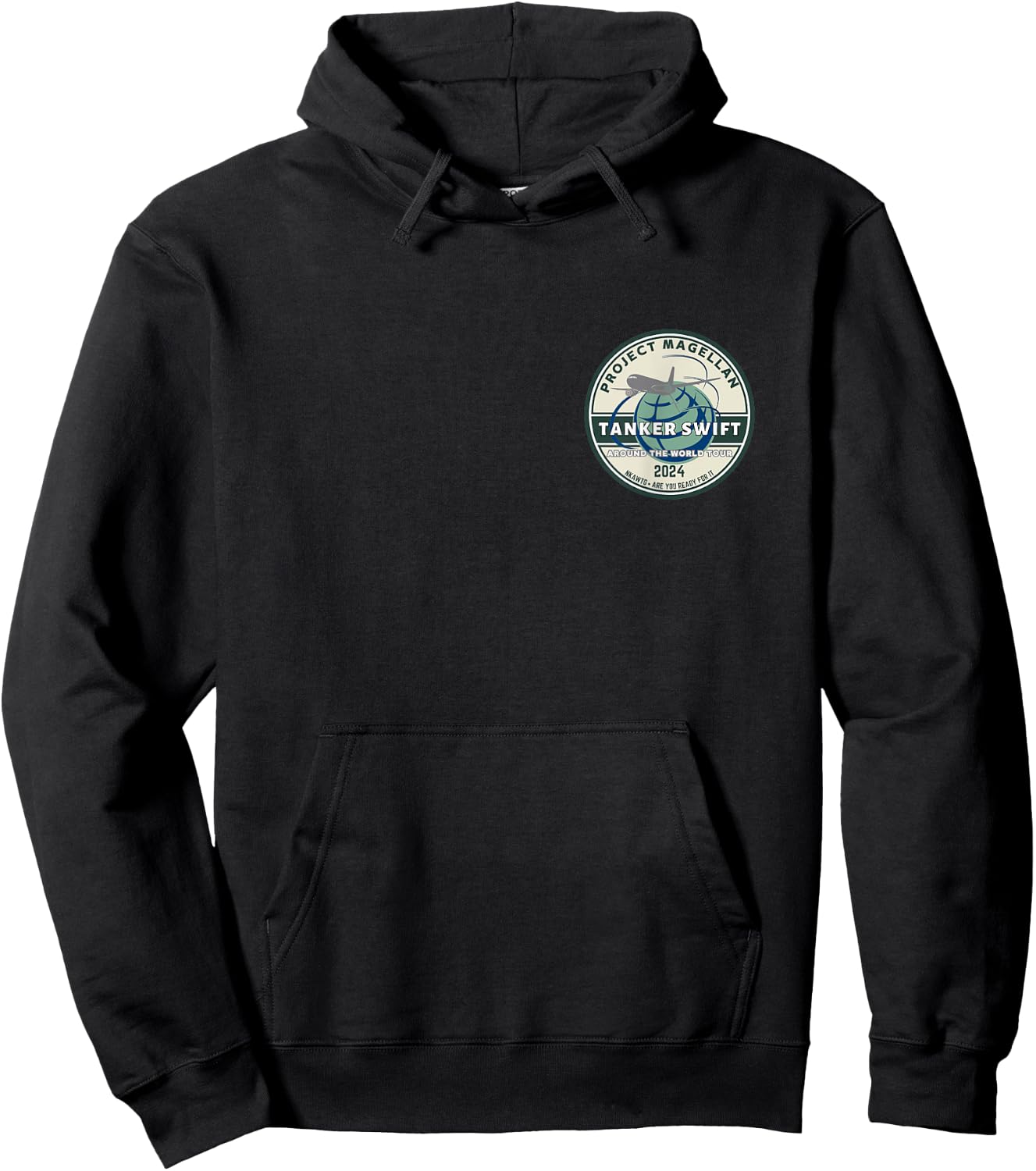 Project Magellan KC-46 Around the World Tanker Swift Hoodie - Hoodie | Black