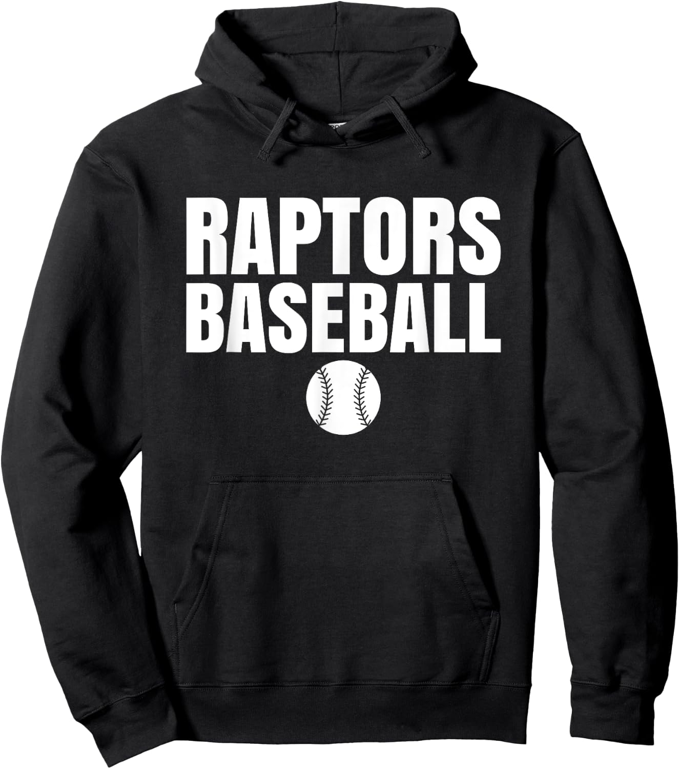 Raptors Gallatin Baseball Hoodie - Hoodie | Black