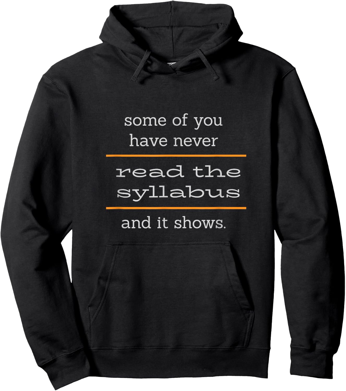Read the Syllabus - Some of You Meme Hoodie - Hoodie | Black
