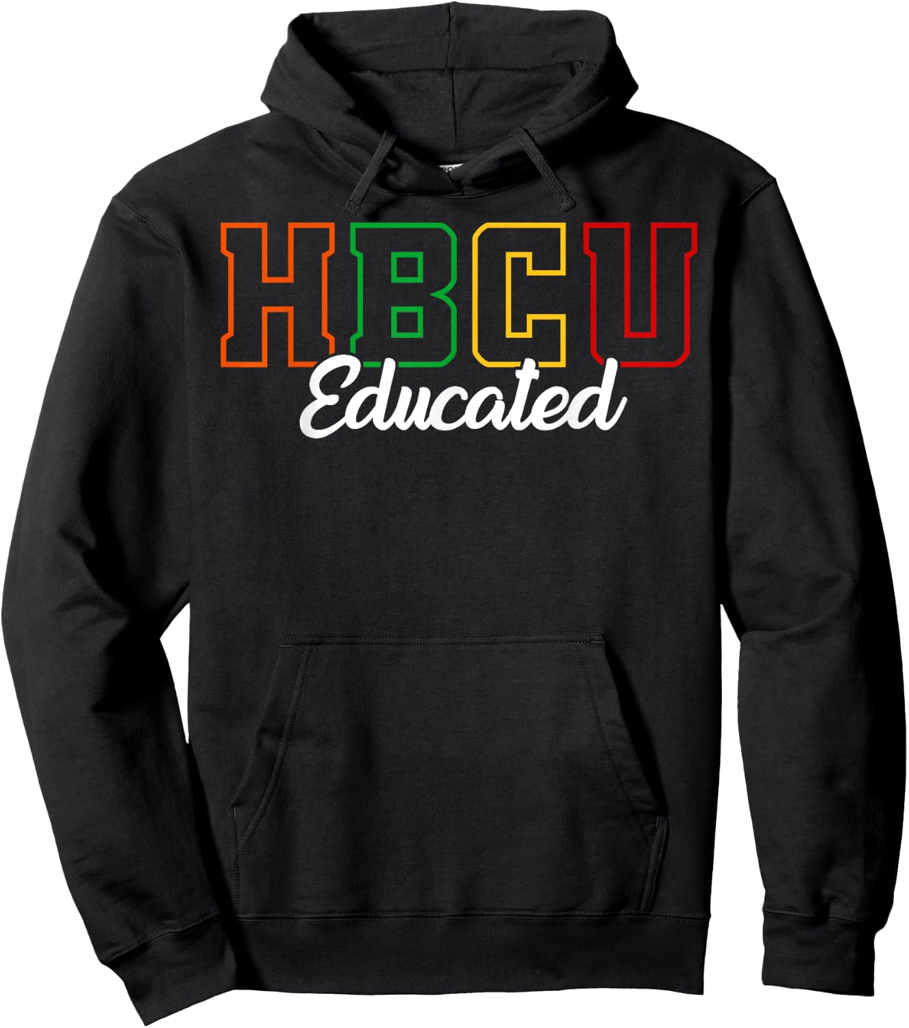 HBCU Educated Grad Historical Black College Alumni School Hoodie - Hoodie | Black