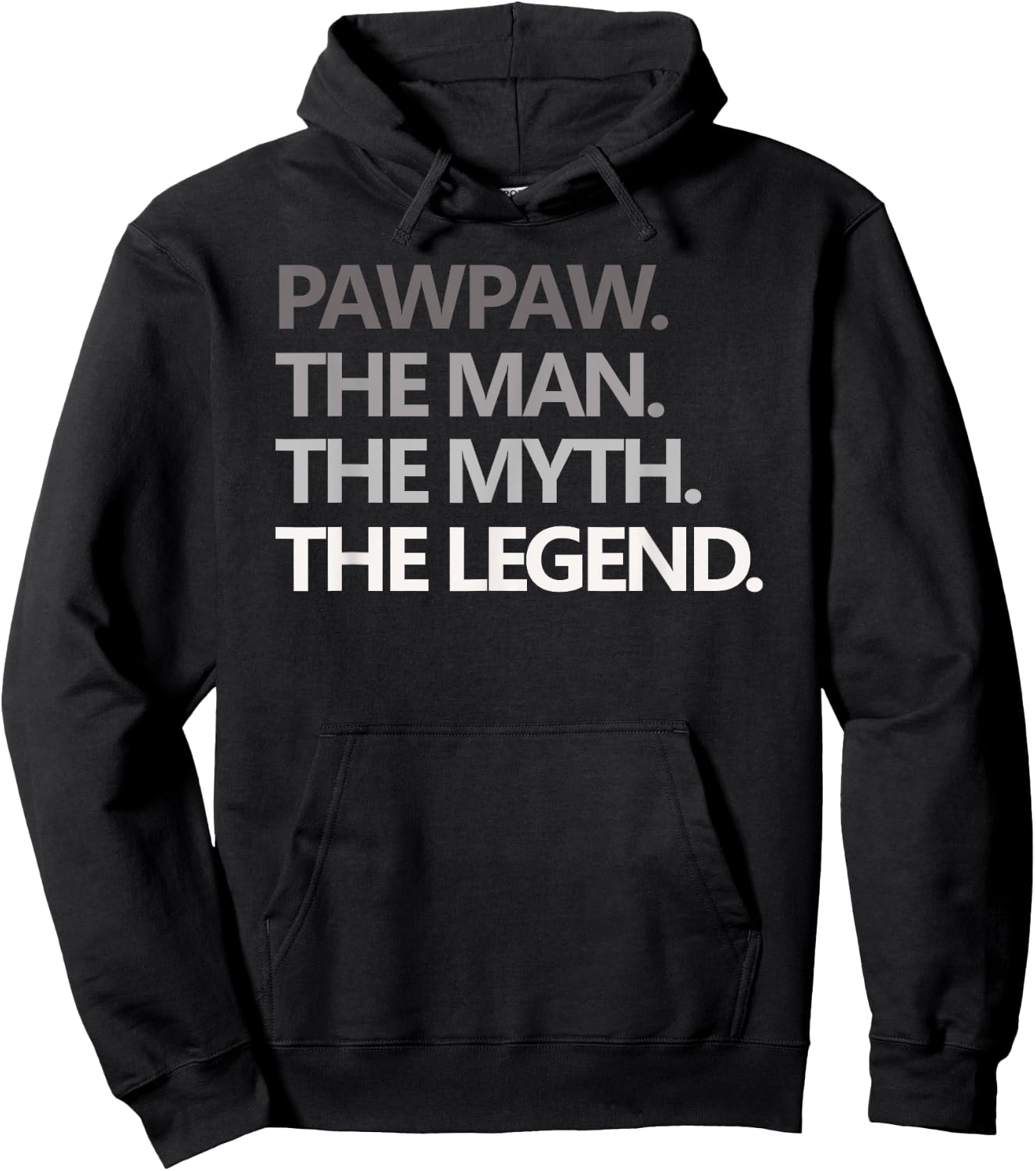 PAWPAW The Man The Myth The Legend Men Gift Father's Day Hoodie - Hoodie | Black