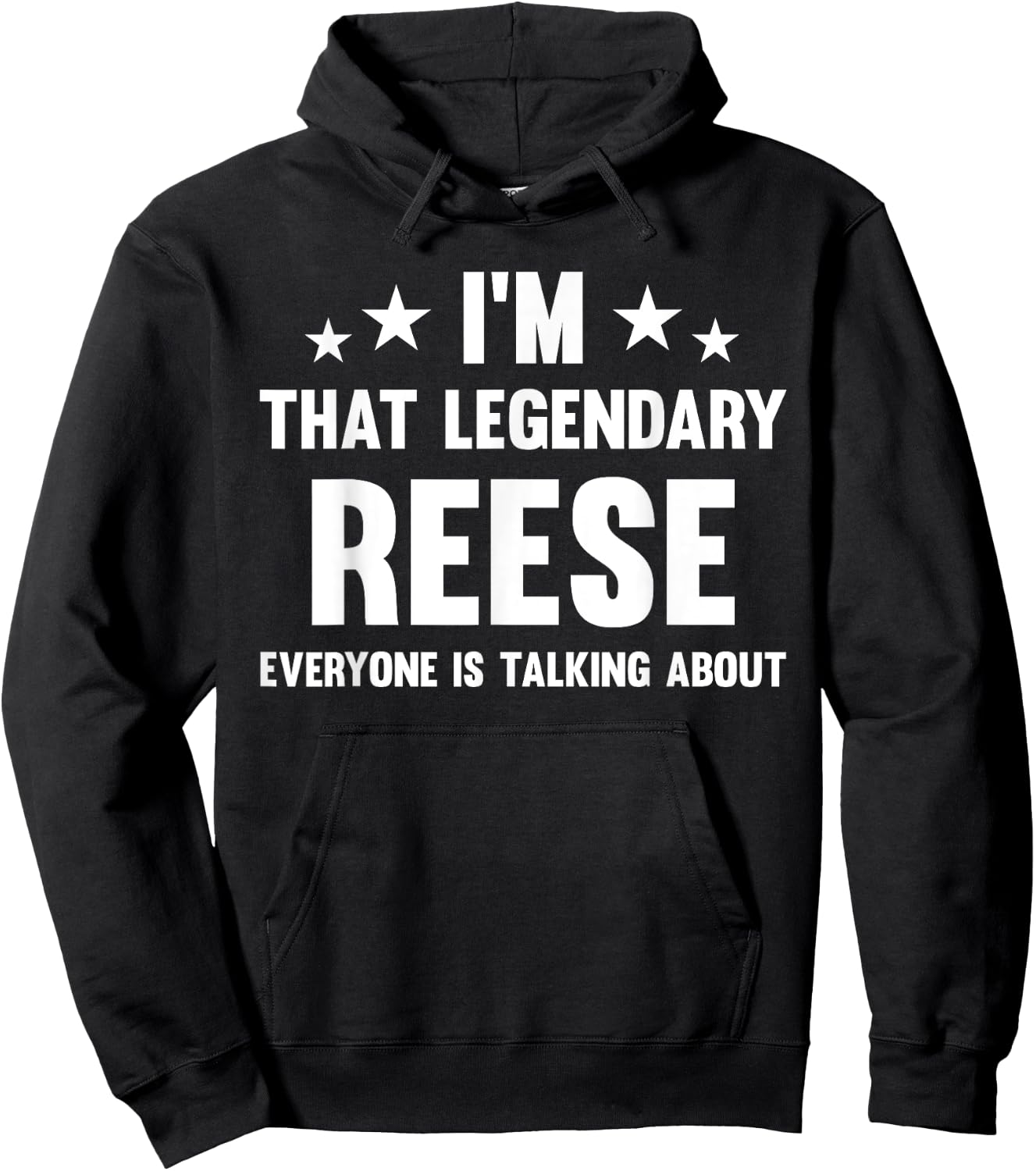Reese Personal First Name I'm That Legendary Funny Reese Hoodie - Hoodie | Black