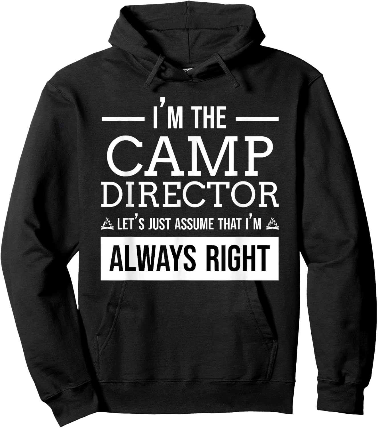 Camp Director Shirt - I'm the camp director Gift Hoodie - Hoodie | Black