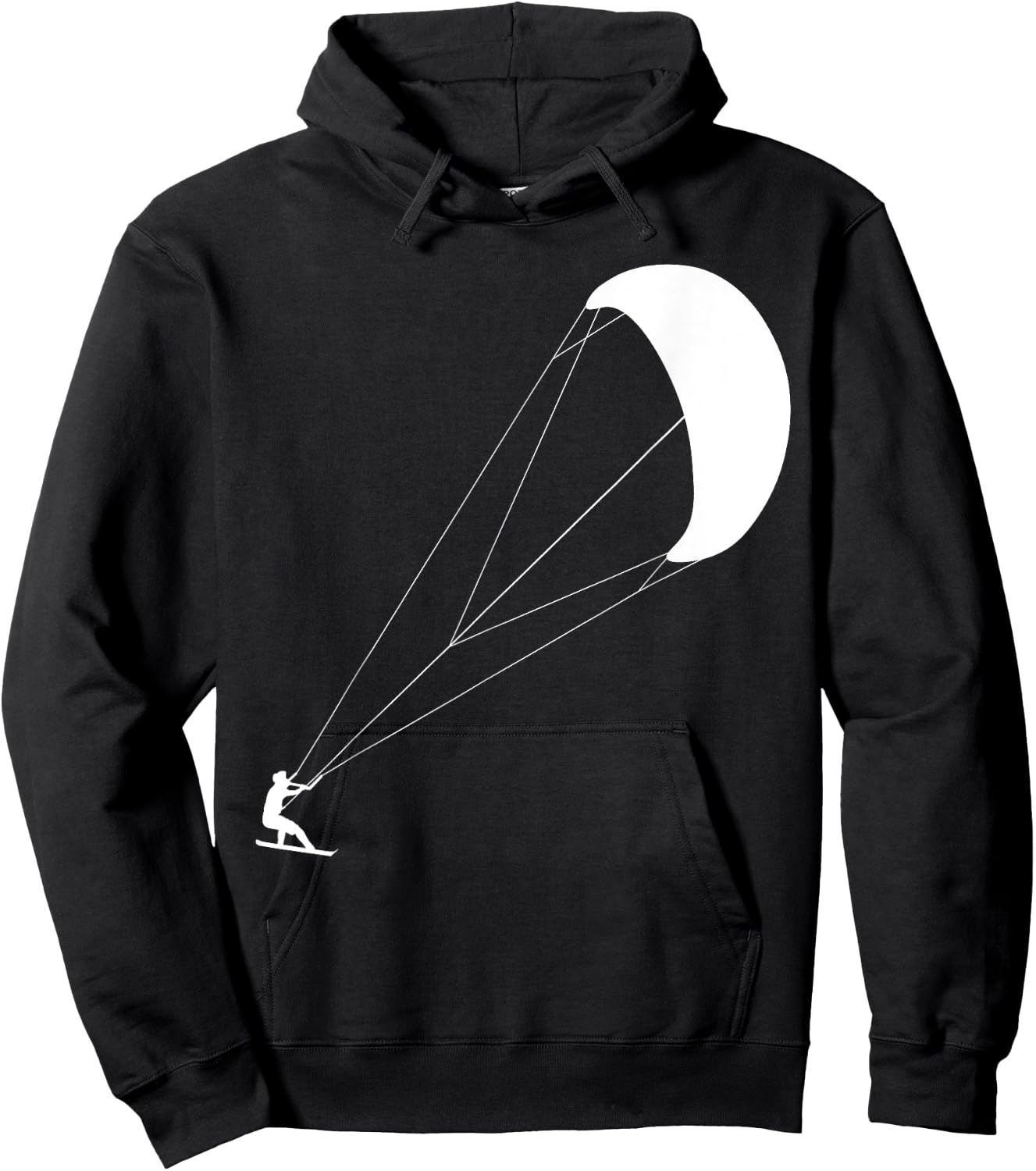 Kiters Kiting - Kitesurfer Surfing Kiteboard Kitesurfing Hoodie - Hoodie | Black