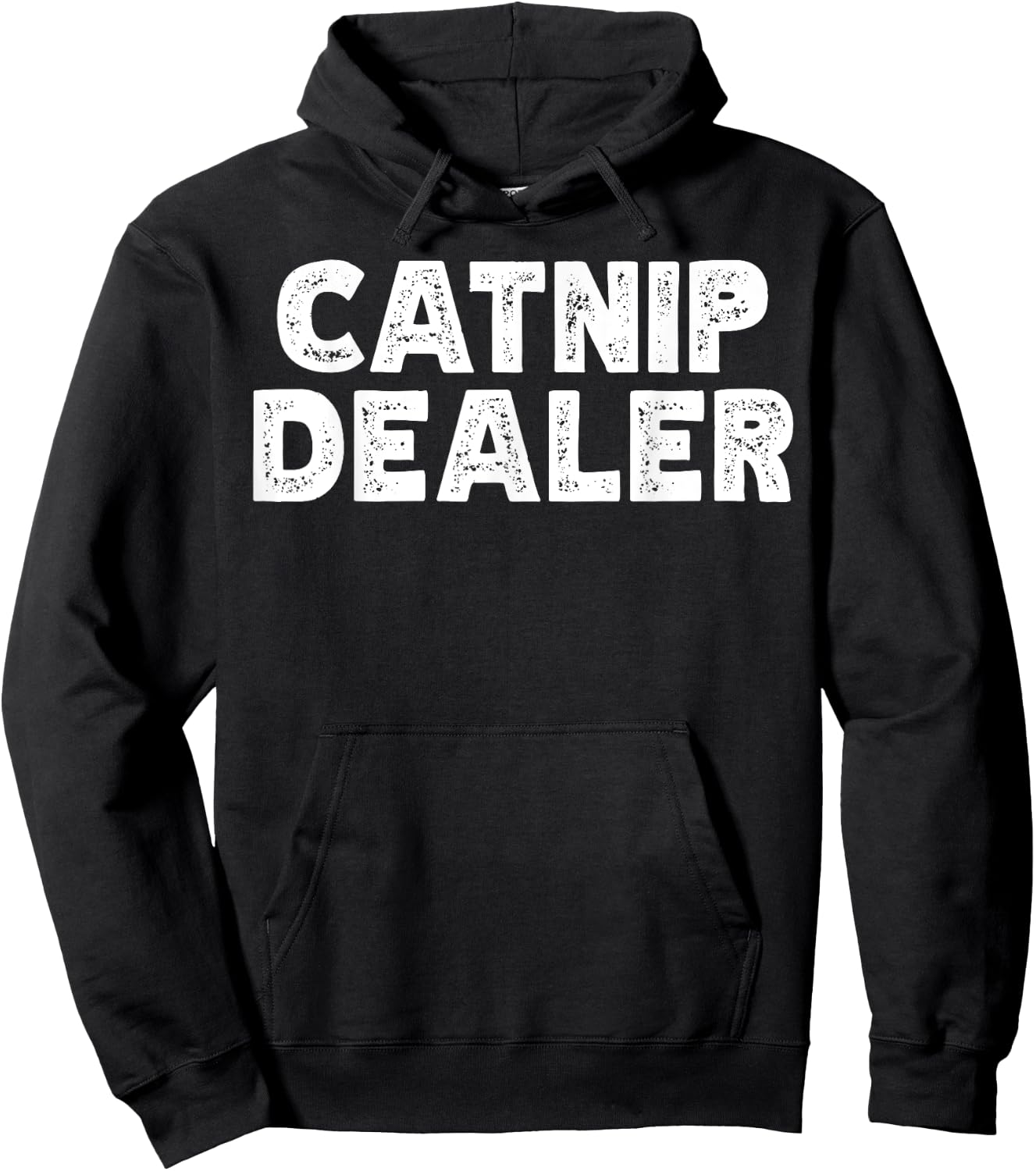 Funny Catnip Dealer Cat Men Women Hoodie - Hoodie | Black
