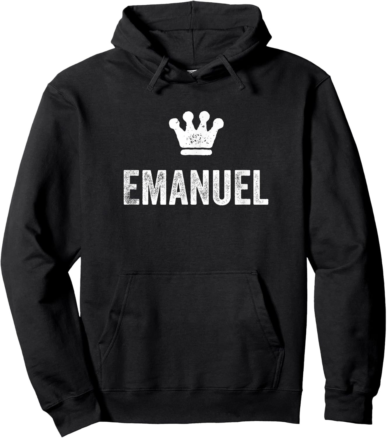Emanuel the King / Crown & Name Called Emanuel Hoodie - Hoodie | Black