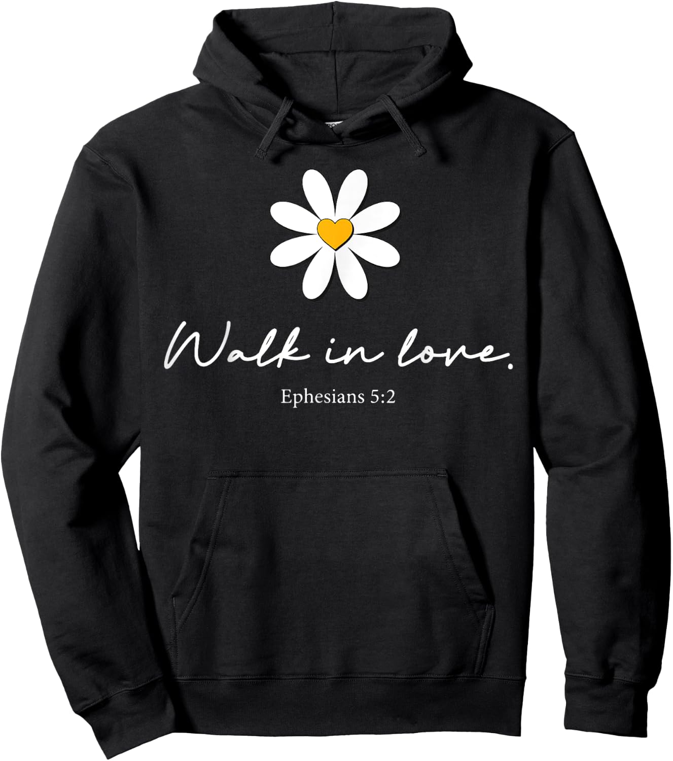Walk In Love Ephesians Hoodie - Hoodie | Black