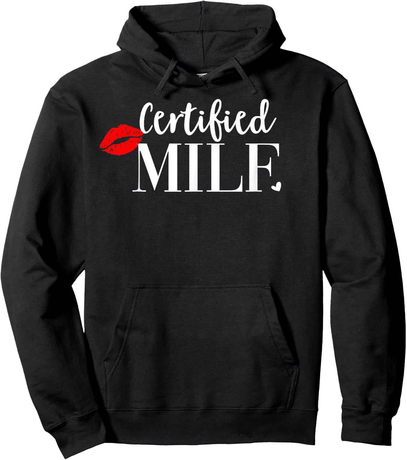 Certified Milf Shirt,Hot Mom Milf Shirts,100% Certified Milf Hoodie - Hoodie | Black