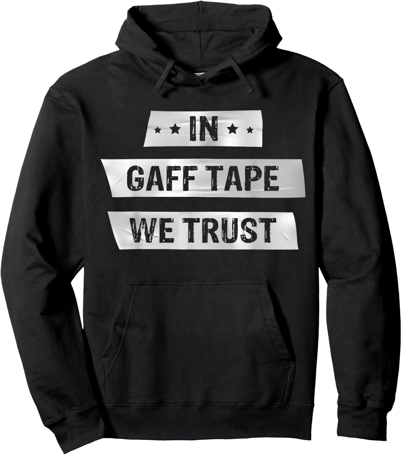 In Gaff Tape We Trust Actors Theater Hoodie - Hoodie | Black