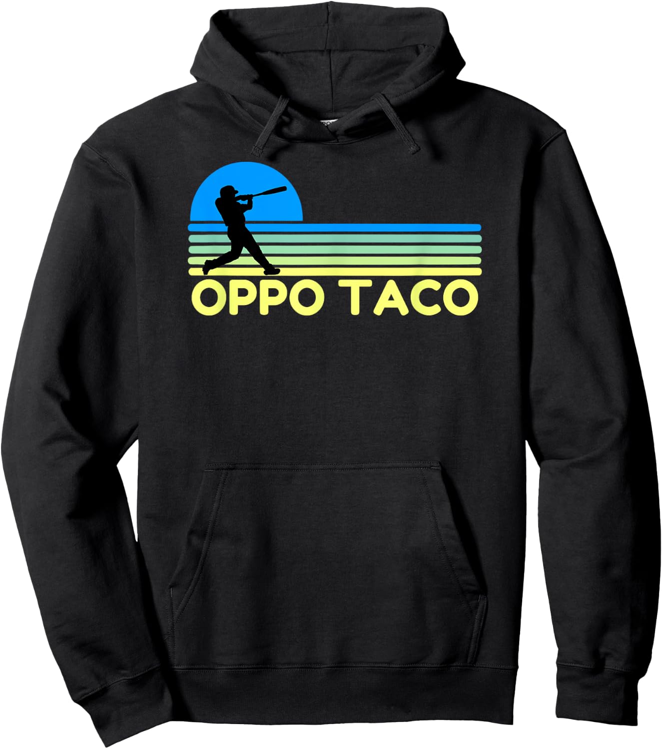 Oppo Taco Baseball Funny Base Ball Hoodie - Hoodie | Black
