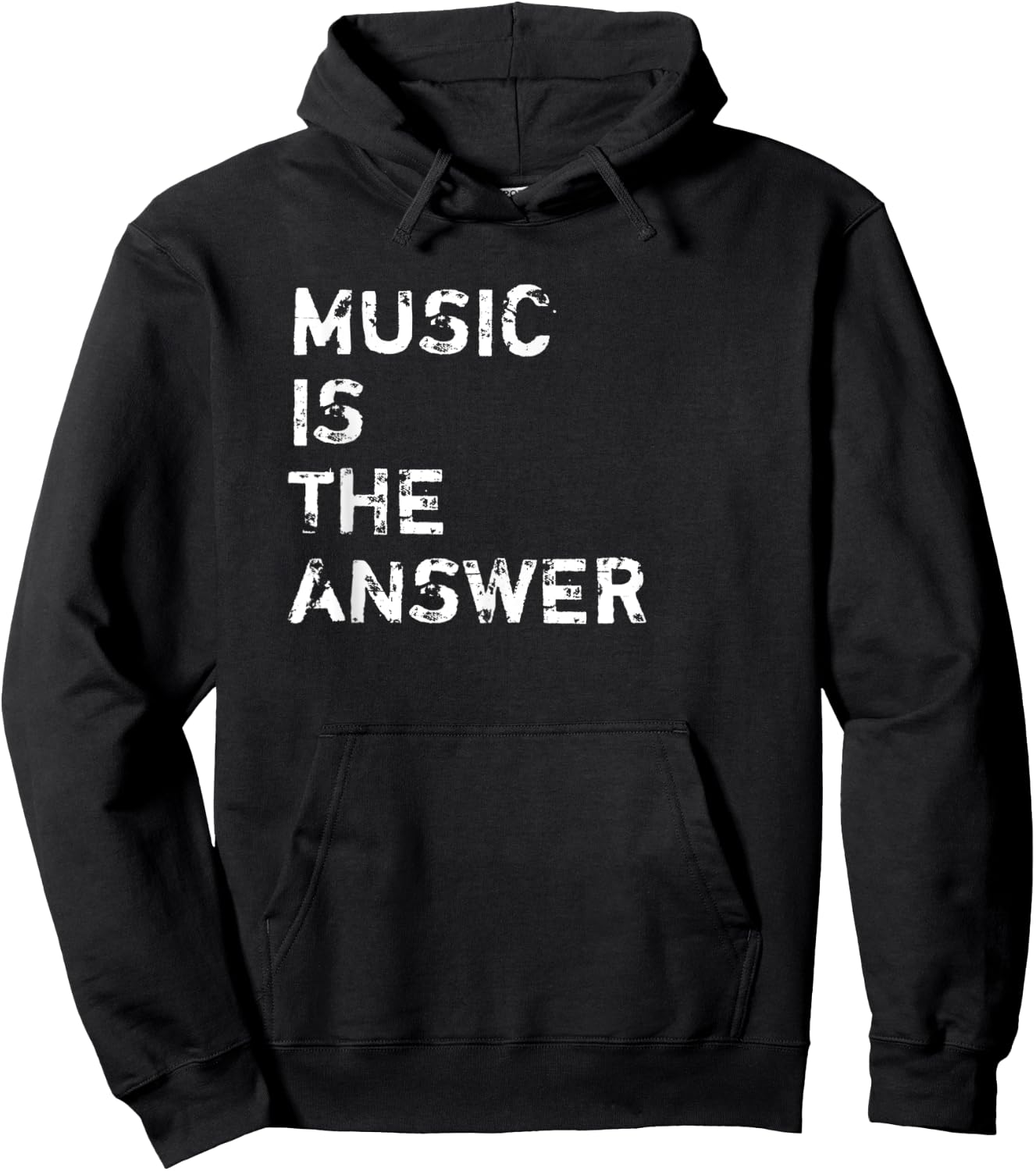 Music is the Answer DJ Hoodie - Hoodie | Black