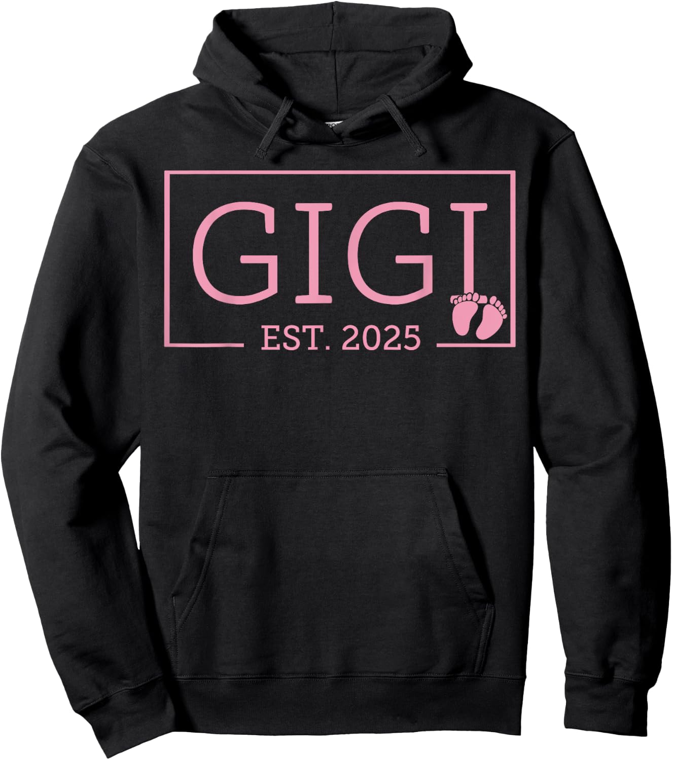 Gigi Established Est 2025 New Born Mother's Day Hoodie - Hoodie | Black