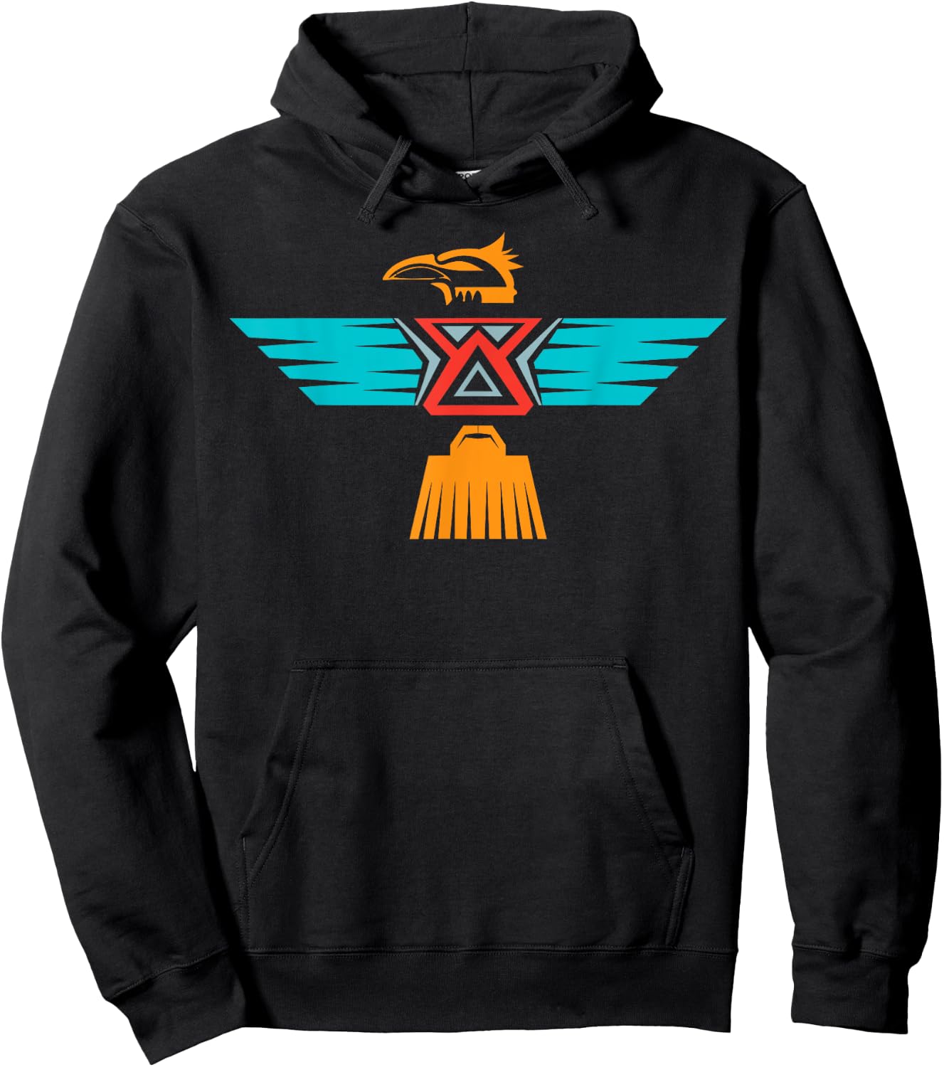InGENIUS Native American Indian Day Shirts & Gifts Thunderbird Tribal Art Aztec - -Adults, Black, Small Hoodie - Hoodie | Black