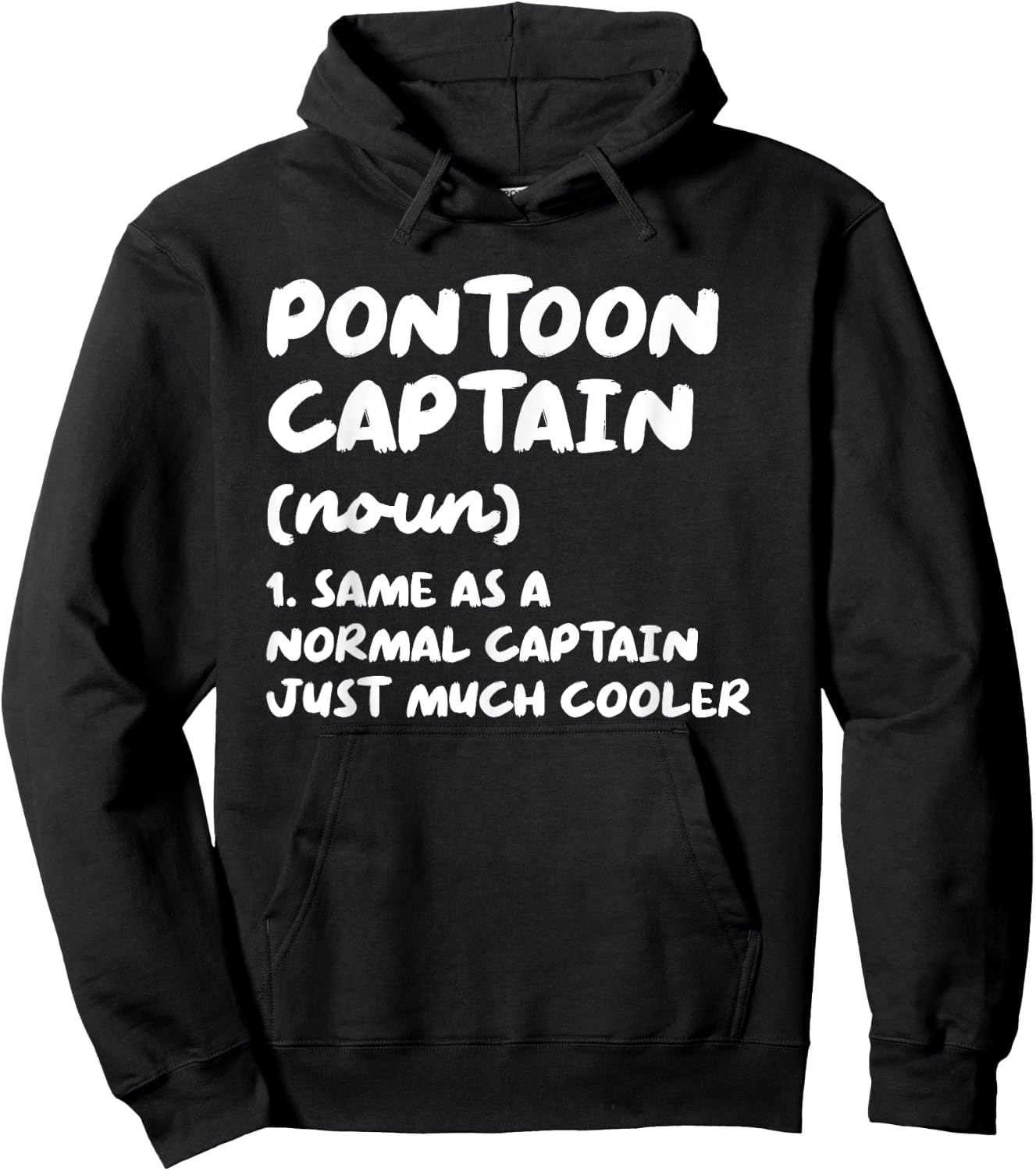 Pontoon Captain Definition Hoodie - Hoodie | Black