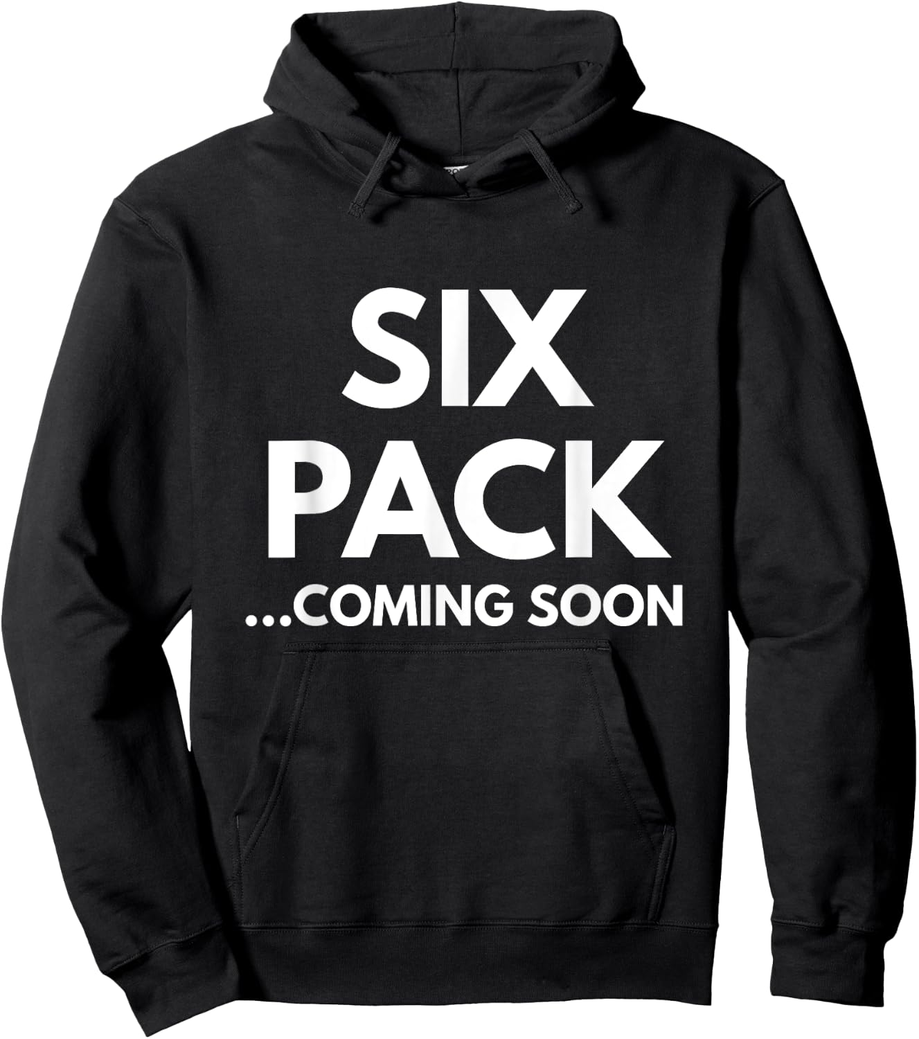 Six Pack Coming Soon Hoodie - Hoodie | Black