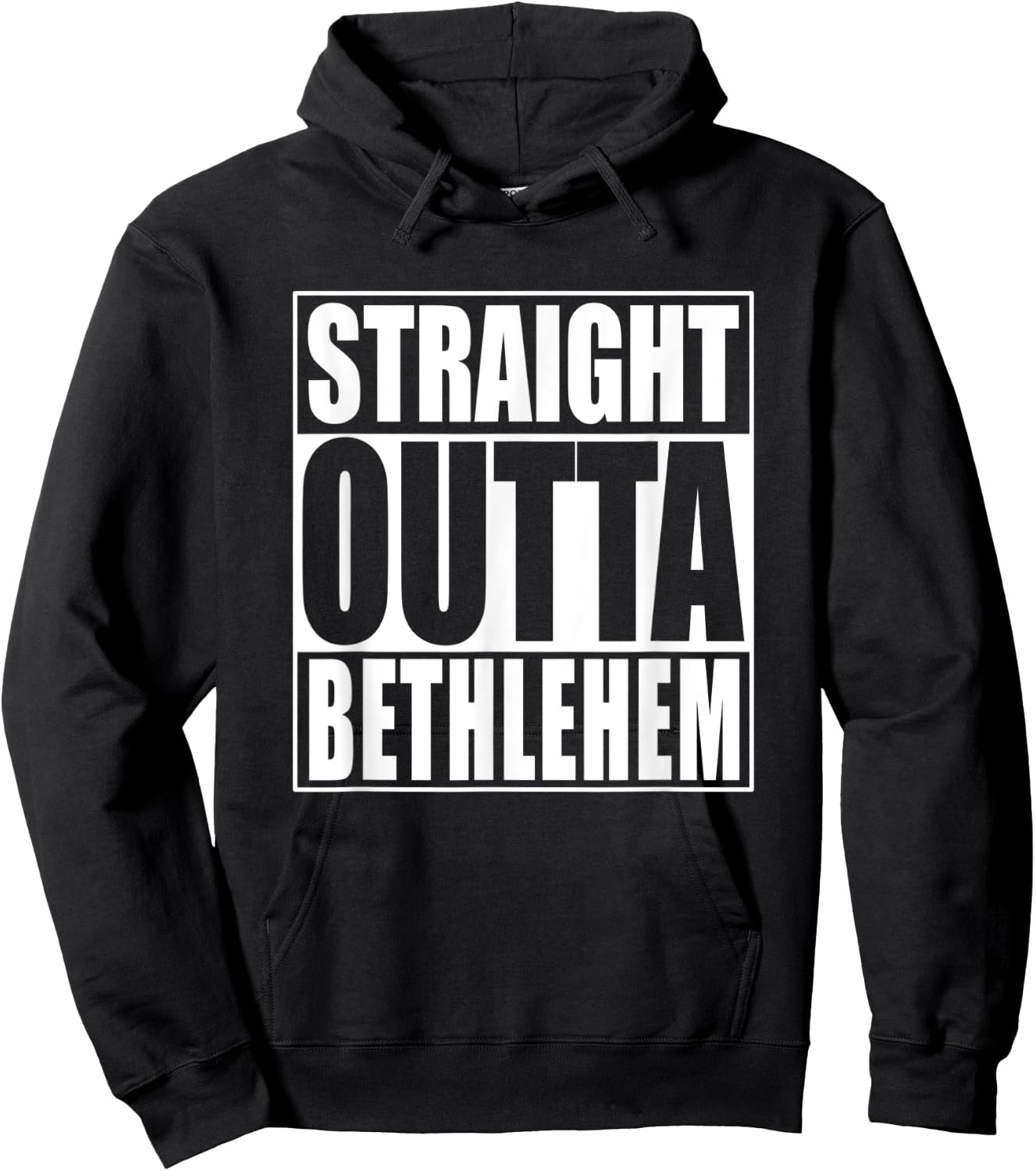 Straight Outta Bethlehem Hoodie - Hoodie | Black