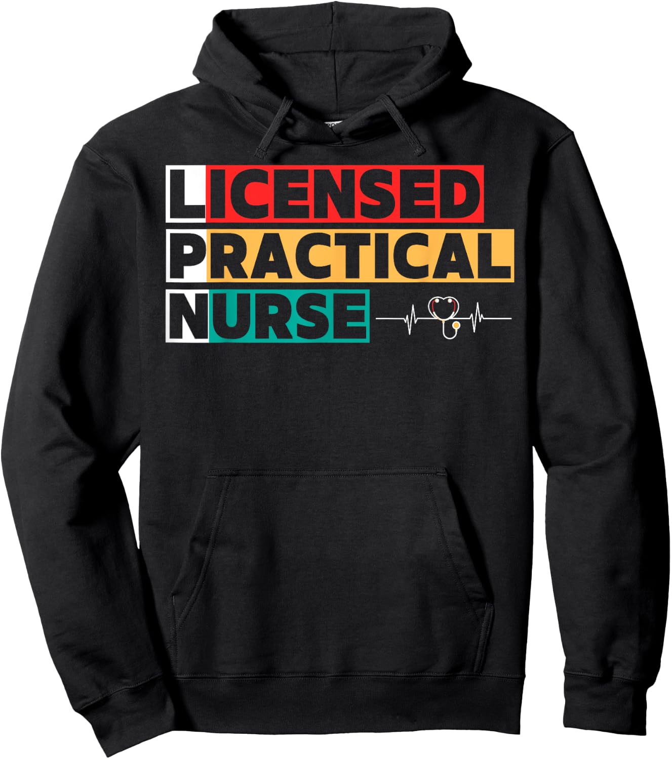 LPN Licensed Practical Nurse Hoodie - Hoodie | Black
