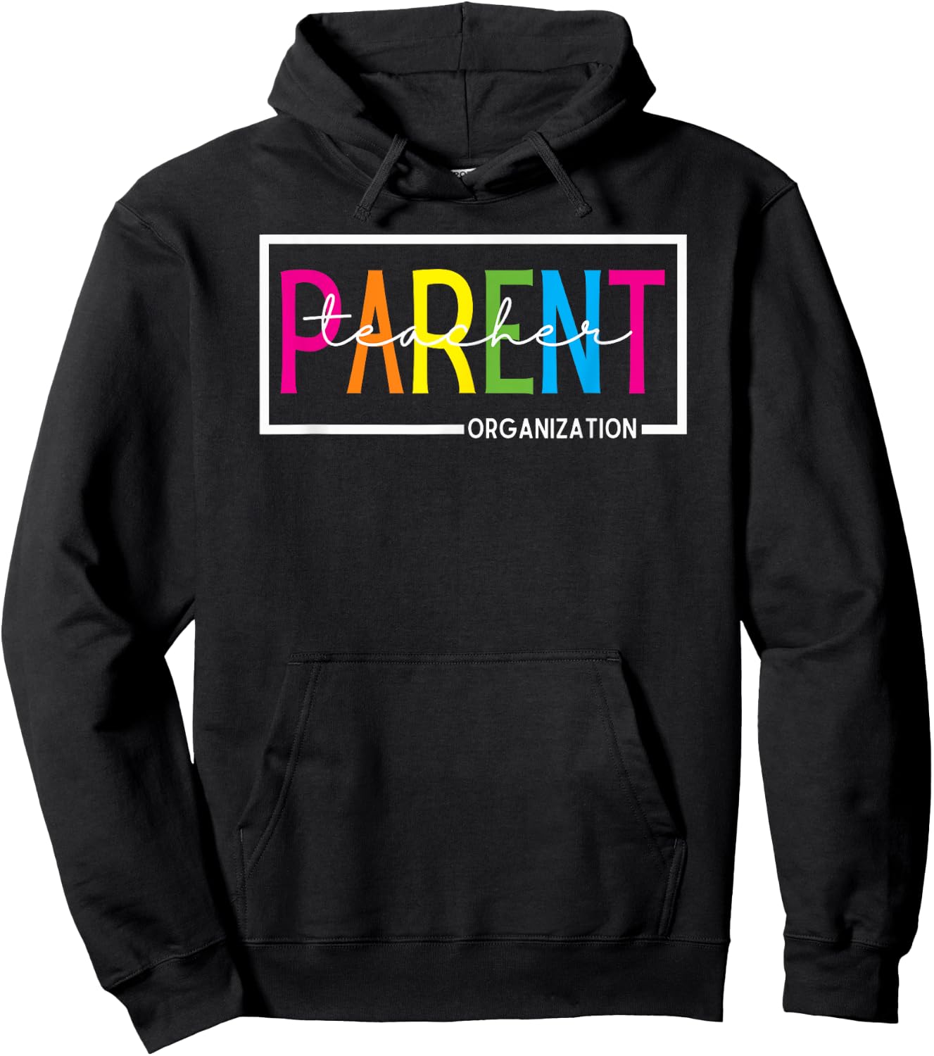 PTO Parent Teacher Organization Men Women Hoodie - Hoodie | Black