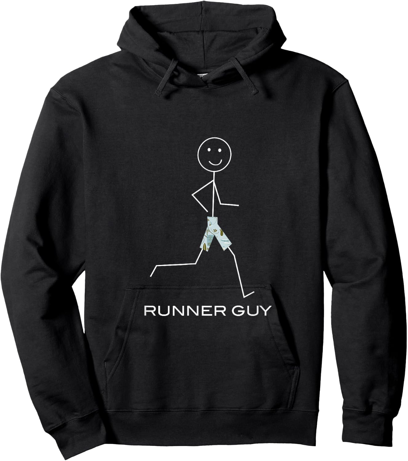Whyitsme Design Men's Running, Jogger, Boy Runner Hoodie - Hoodie | Black