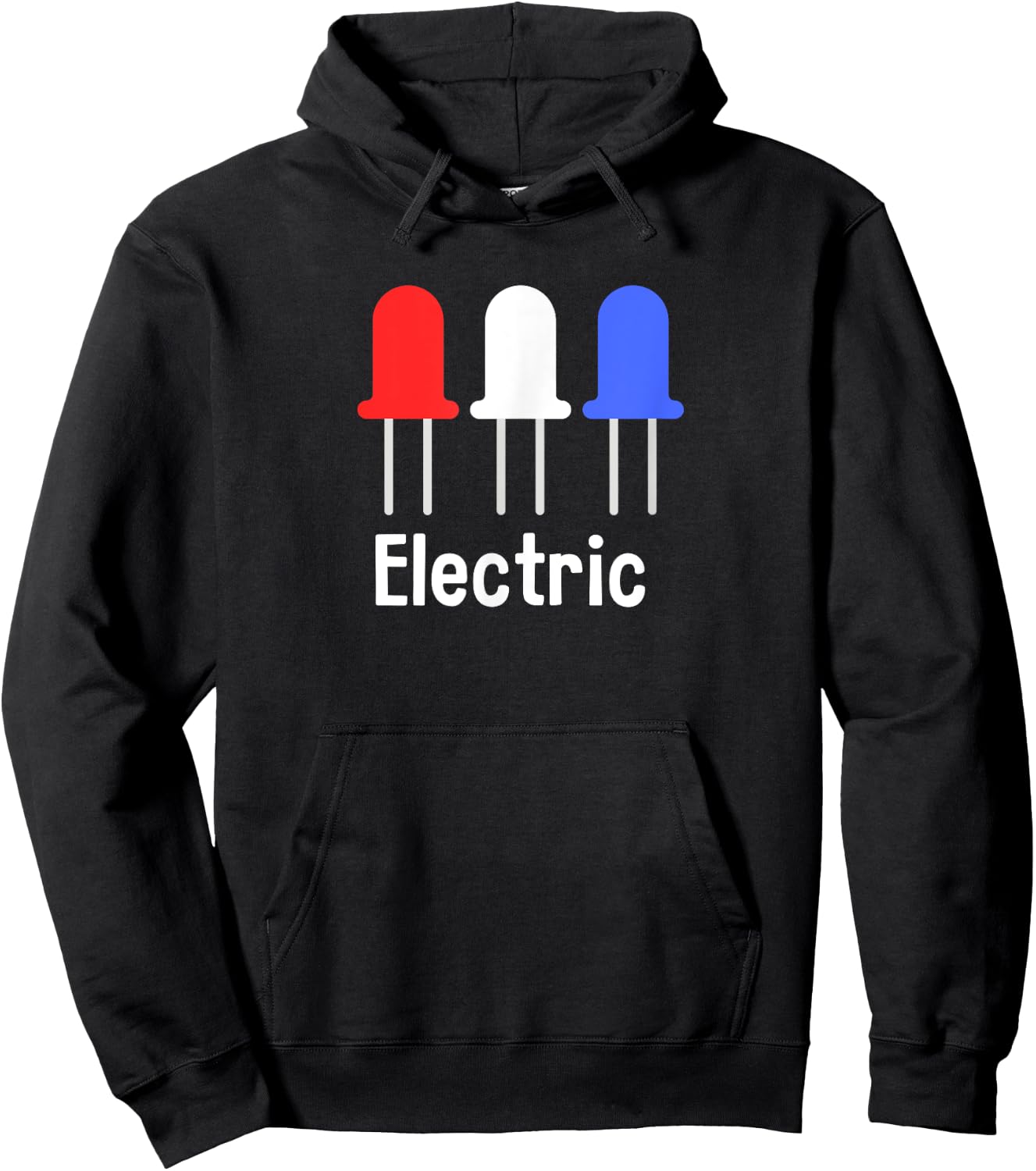 Electric Led light Electrical Engineer Cute Gifts Hoodie - Hoodie | Black