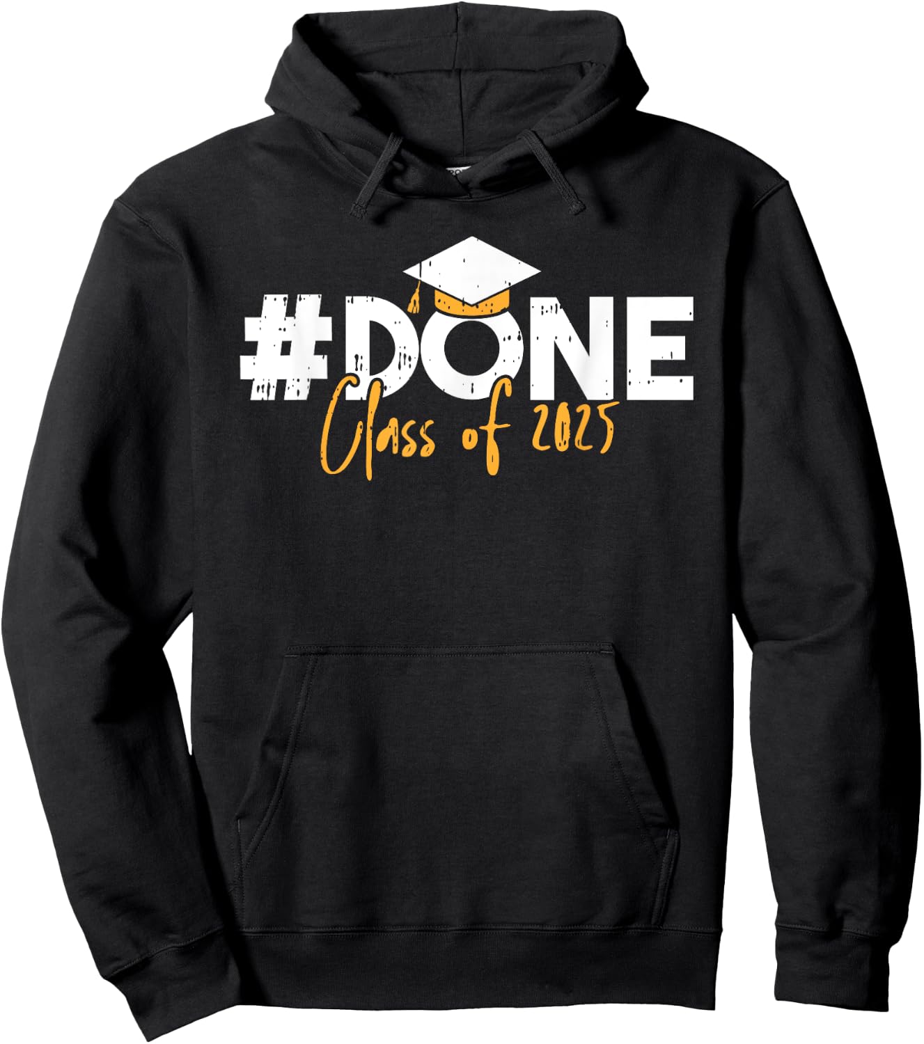 Done Class Of 2025 Graduation Graduate Men Women Kids Hoodie - Hoodie | Black