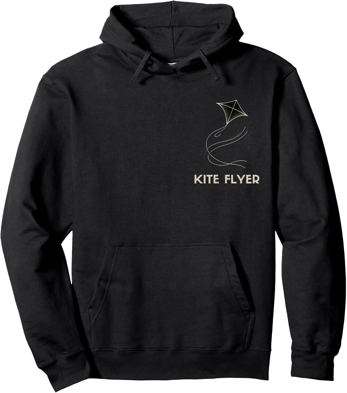 Funny Kite Flye Kite Flying Hoodie - Hoodie | Black