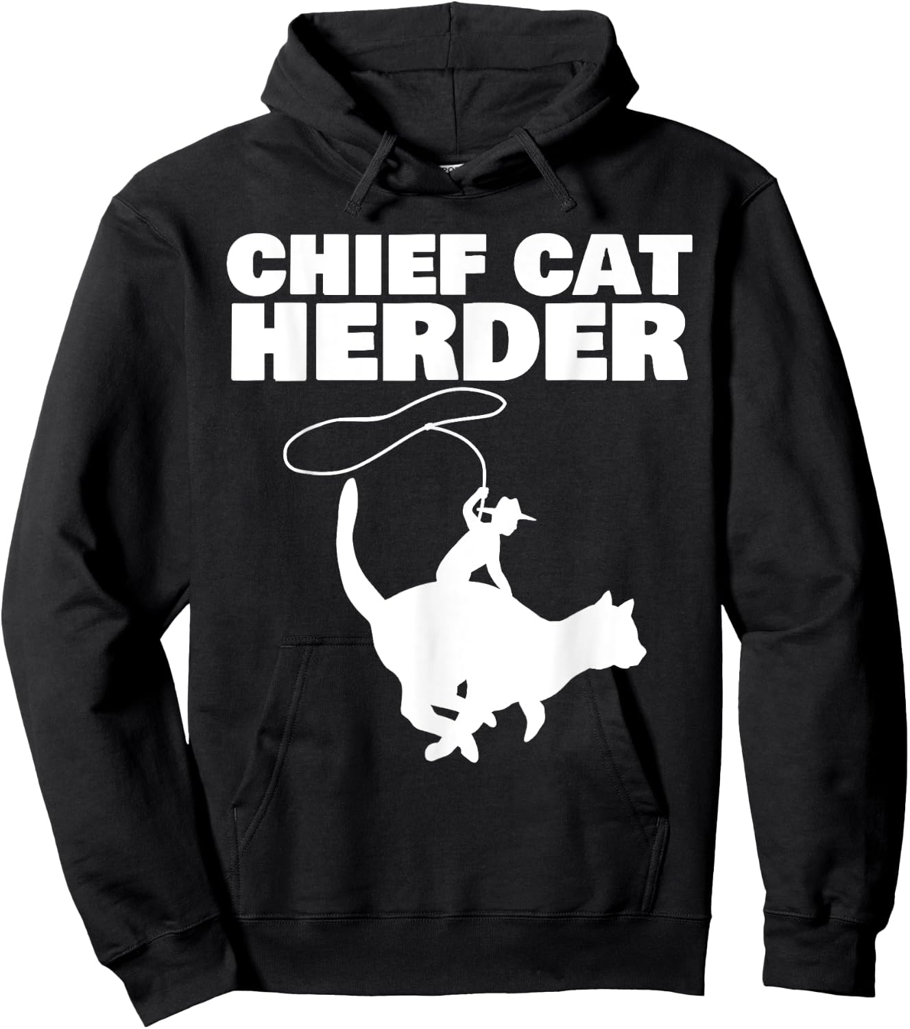 Chief Cat Herder Women Hoodie - Hoodie | Black