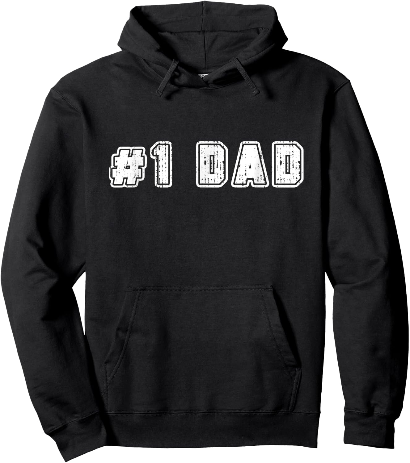 #1 Dad Best Dad Father's Day Number One Dad Father Matching Hoodie - Hoodie | Black