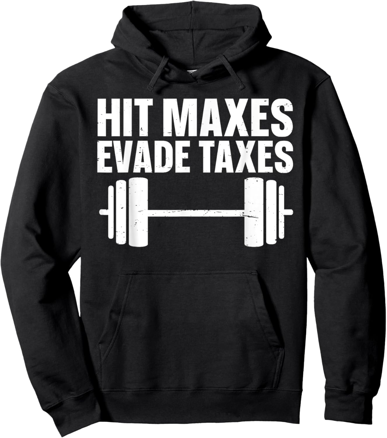 Hit Maxes Evade Taxes Hoodie - Hoodie | Black