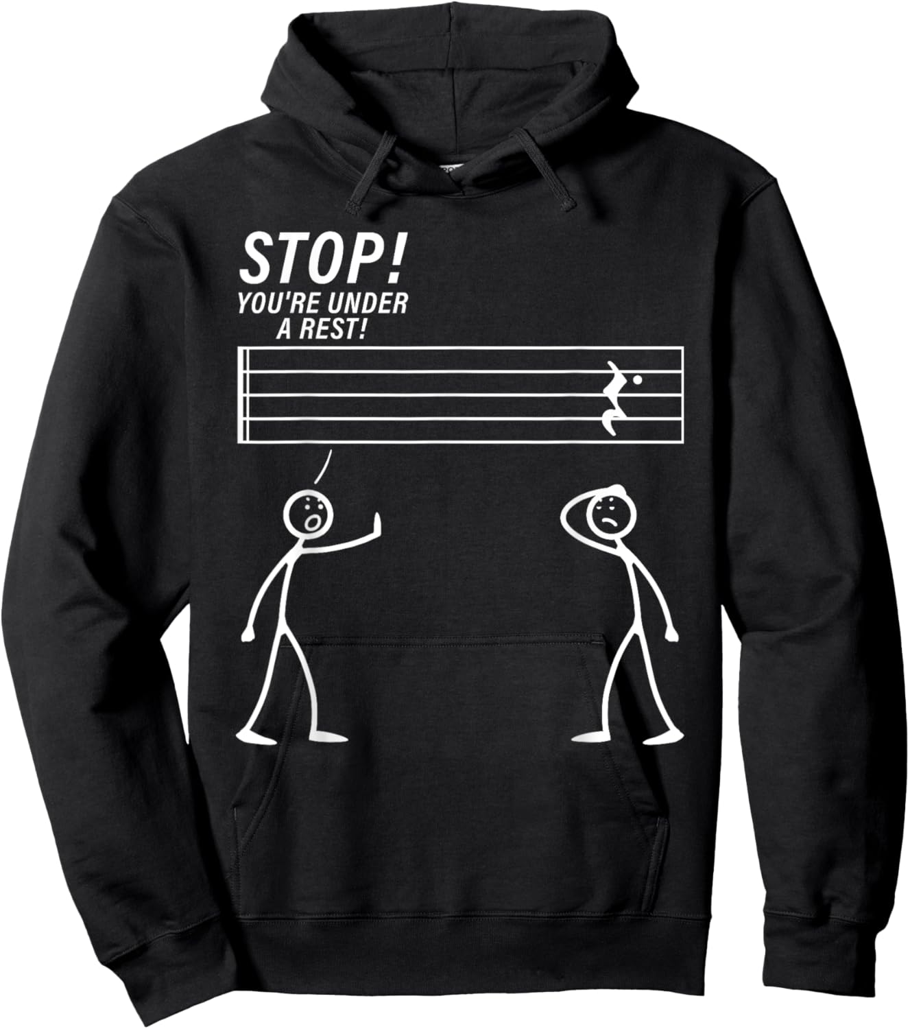 Funny Music Design Women Music Teacher Music Lover Hoodie - Hoodie | Black