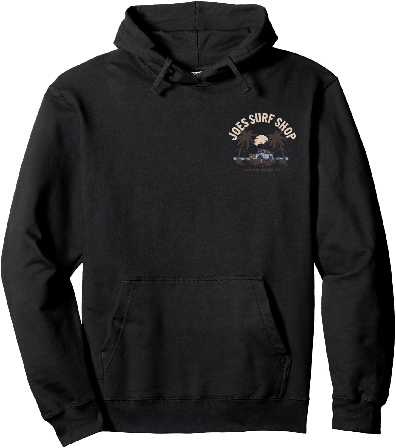 Joe's Surf Shop Early Bird Logo Graphic Hoodie - Hoodie | Black