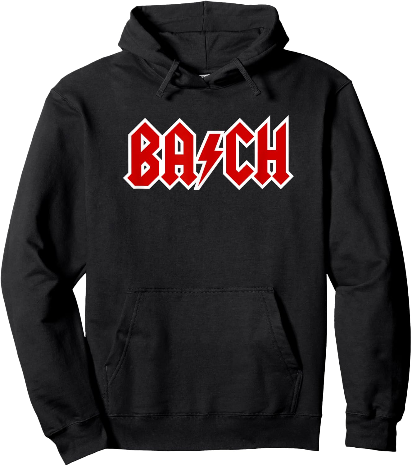 Classical music Johann Sebastian Bach music Hard Rock music Hoodie - Hoodie | Black