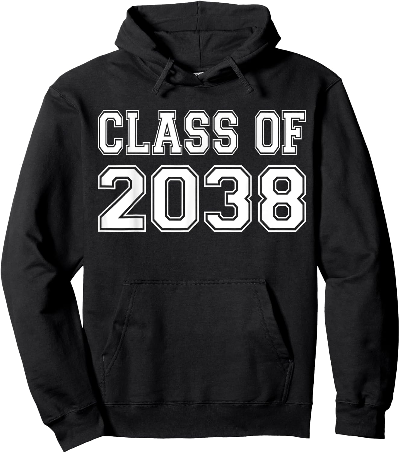 Class Of 2038 Pre-K First Day of School Kids 2038 Graduation Hoodie - Hoodie | Black