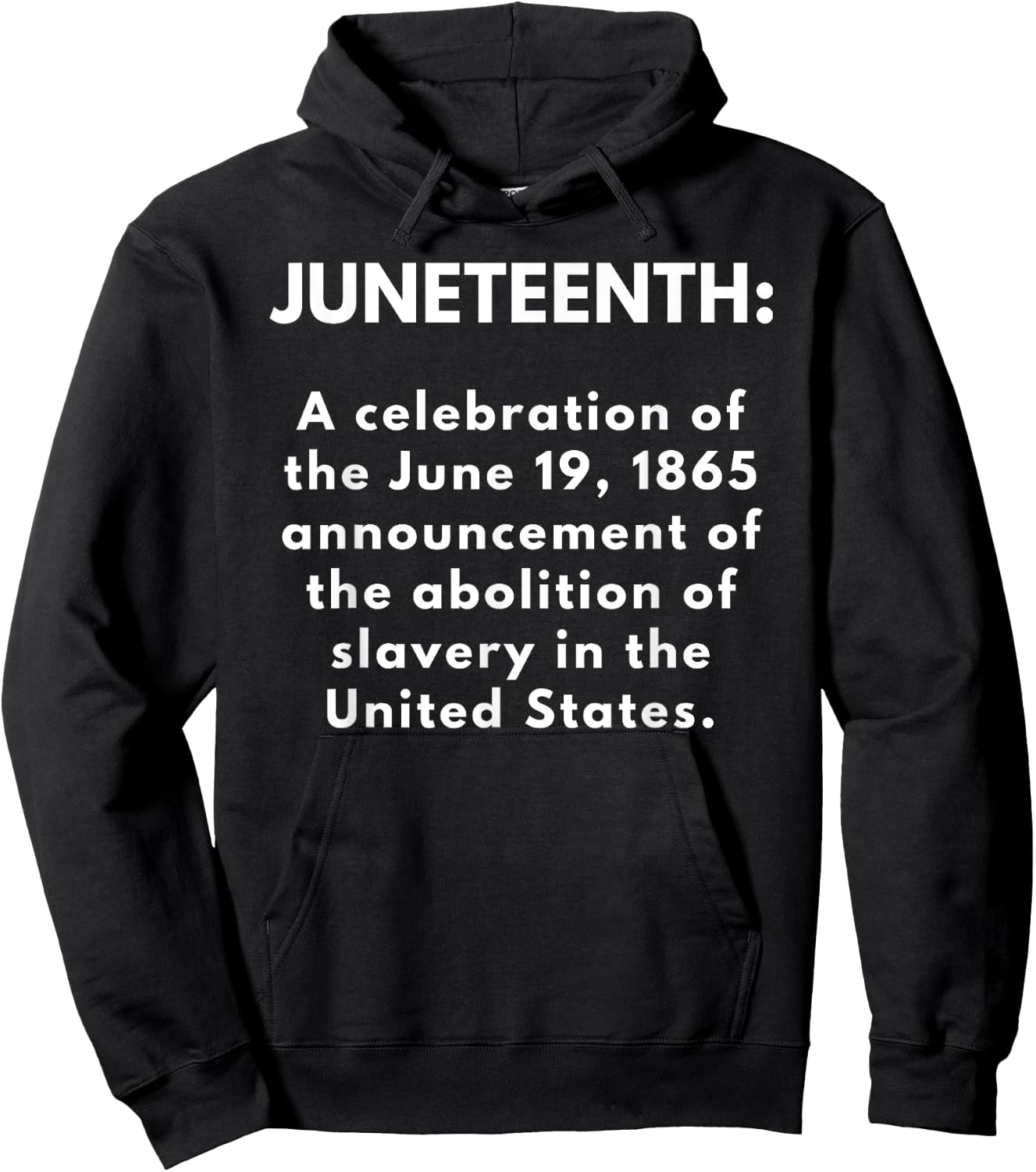 Black Juneteenth Celebration Shirt for Kids and Adults Hoodie - Hoodie | Black