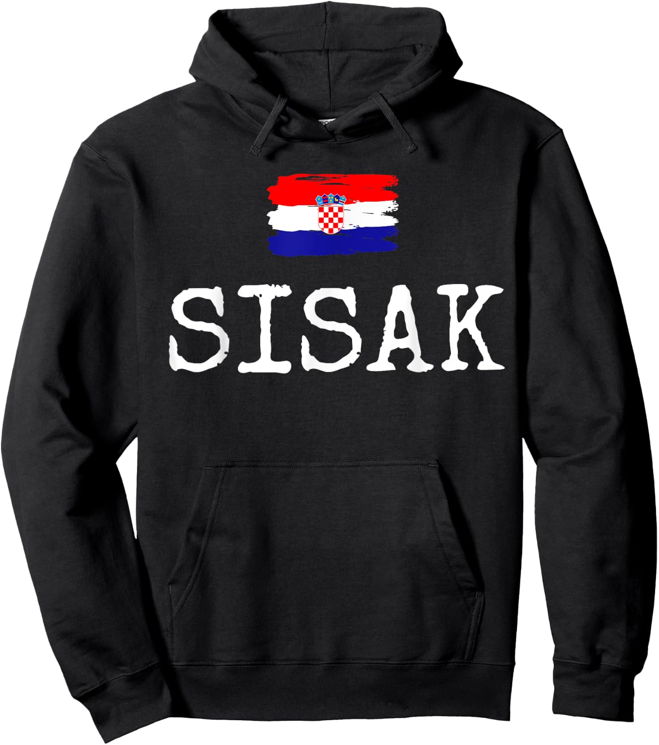 Sisak City Croatia Vacation Town Hrvatska Women Men Sisak Hoodie - Hoodie | Black