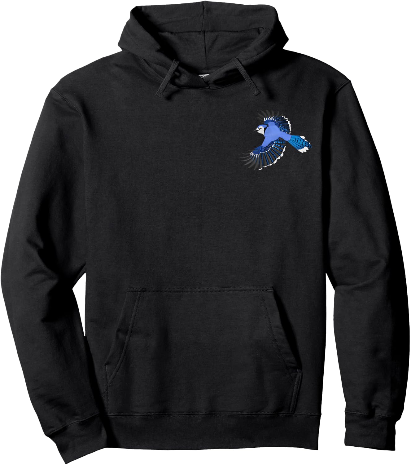 Blue Jay Bird Birder Birdwatching Biologist Ornithologist Hoodie - Hoodie | Black