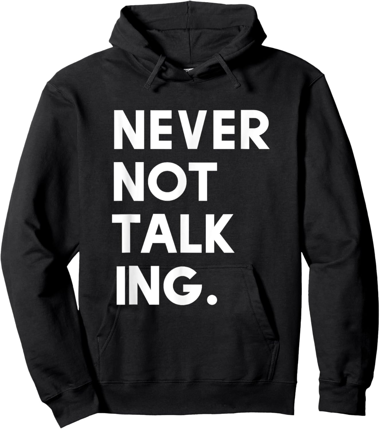 Never Not Talking Funny Child Hoodie - Hoodie | Black