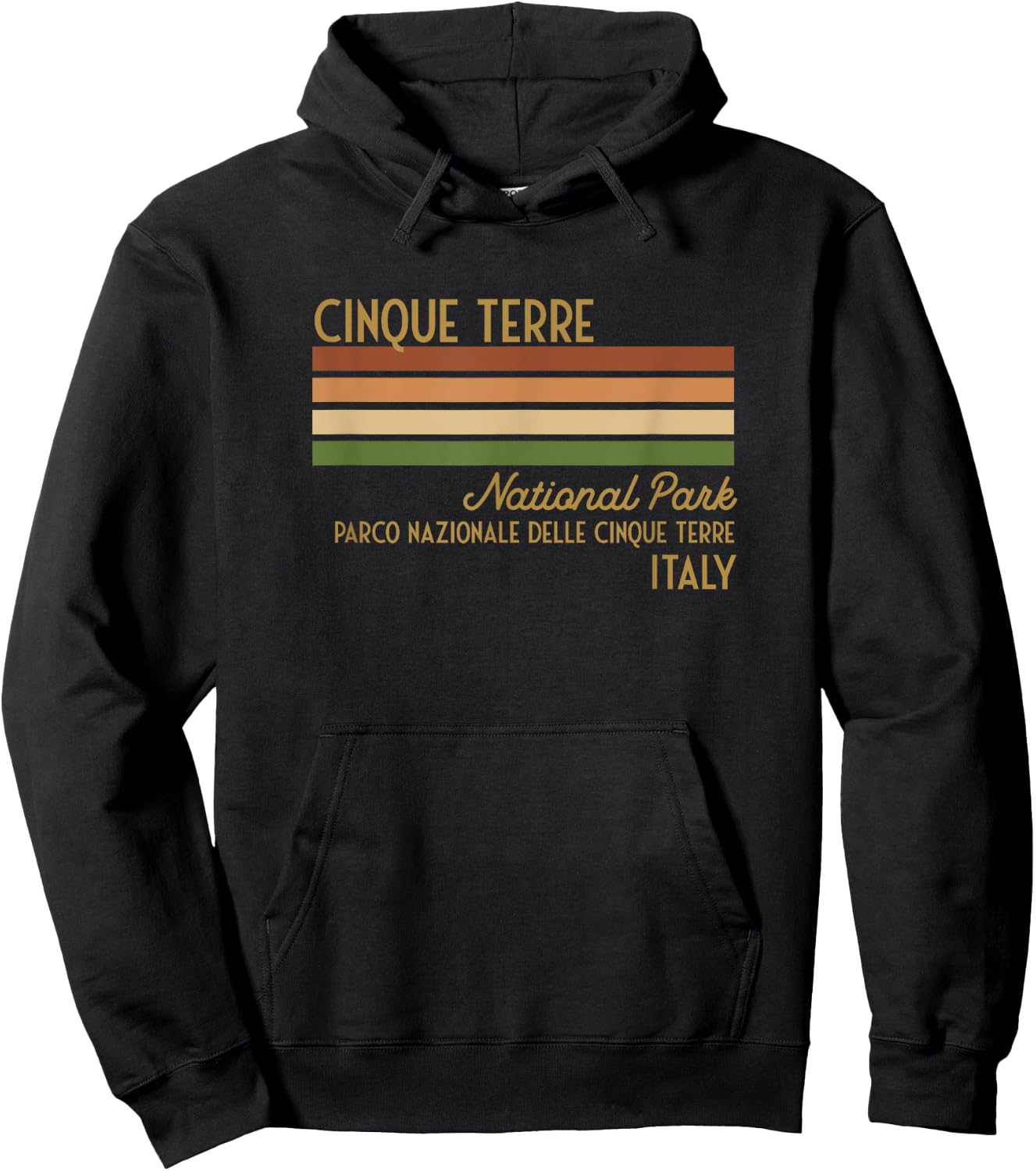 Italy Cinque Terre National Park Hoodie - Hoodie | Black