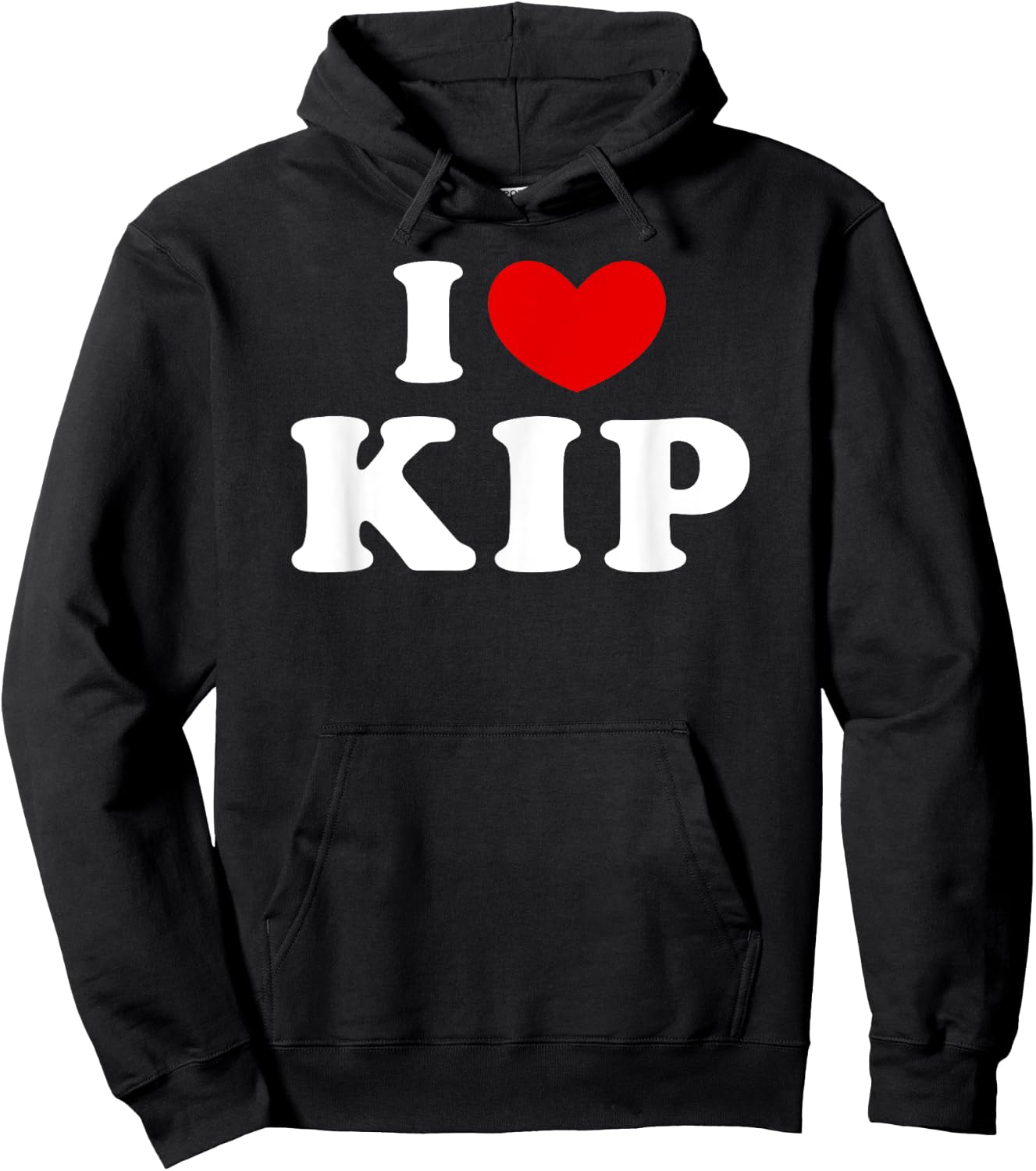 I Love Kip, I Heart Kip Hoodie - Hoodie | Black