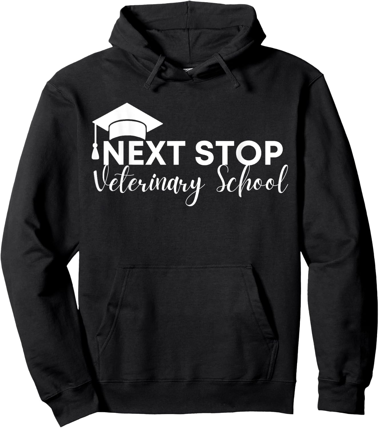 Future Veterinarian Next Stop Veterinary School Hoodie - Hoodie | Black