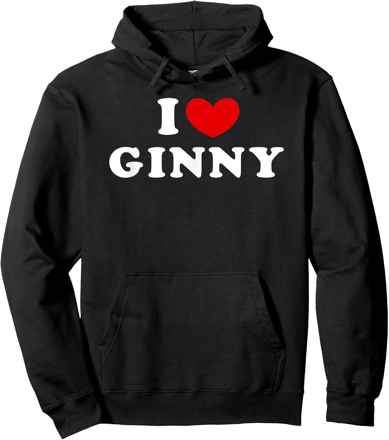 I Love Ginny, I Heart Ginny Hoodie - Hoodie | Black