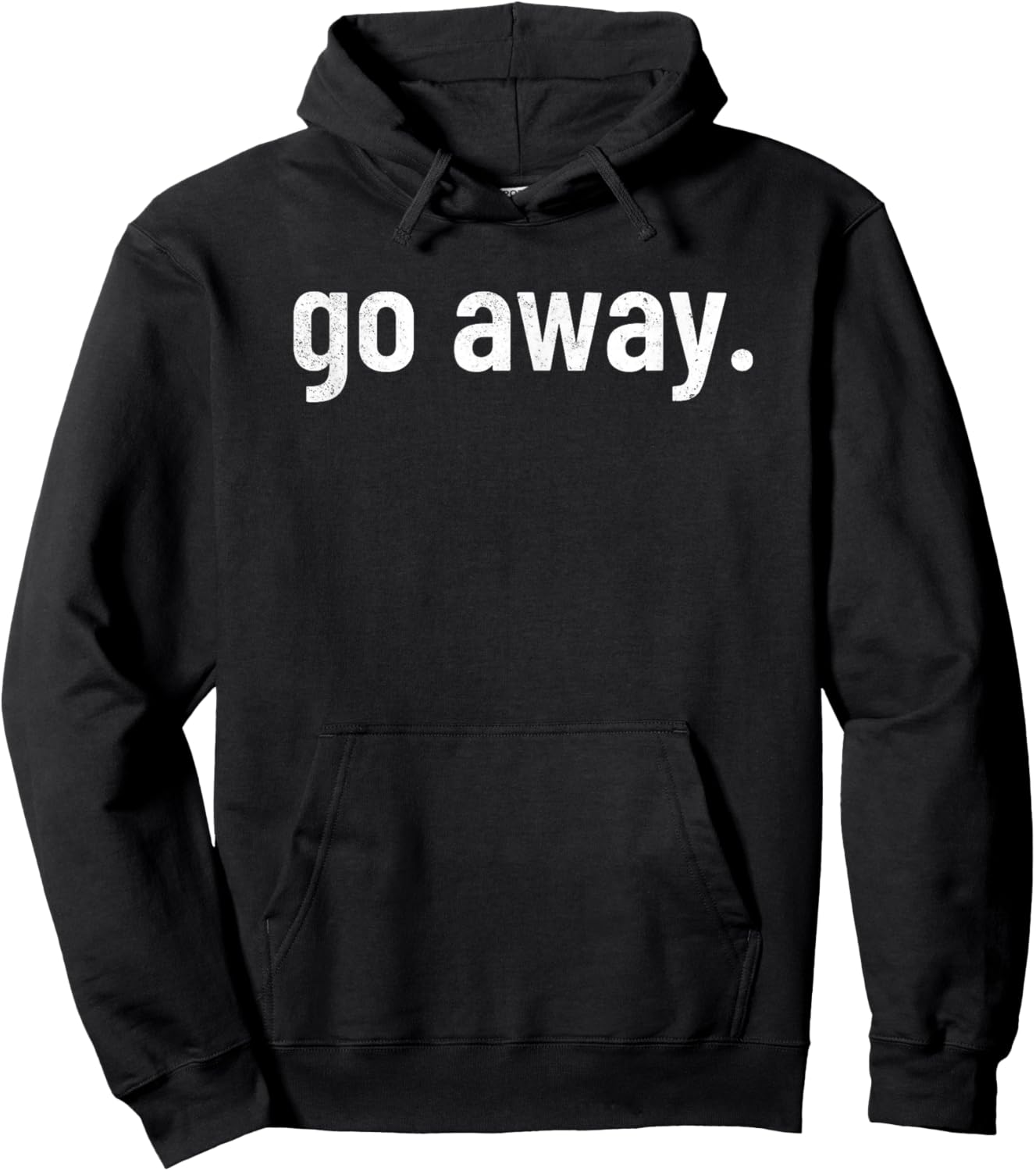 Go Away Hoodie - Hoodie | Black