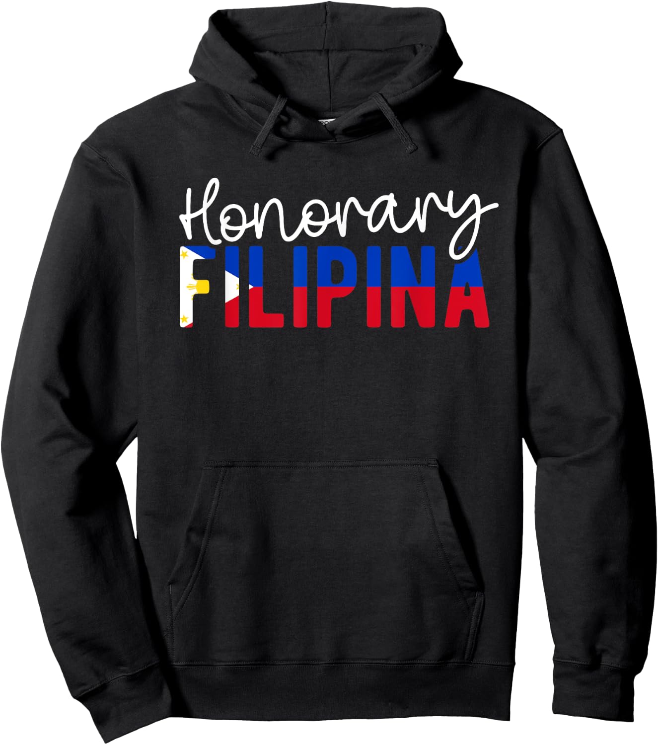 Honorary Filipina Philippines Flag Wedding Filipino Marriage Hoodie - Hoodie | Black