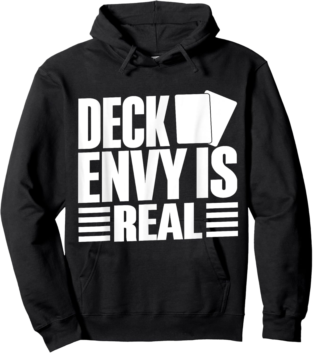 Deck envy is real Trading Card Hoodie - Hoodie | Black