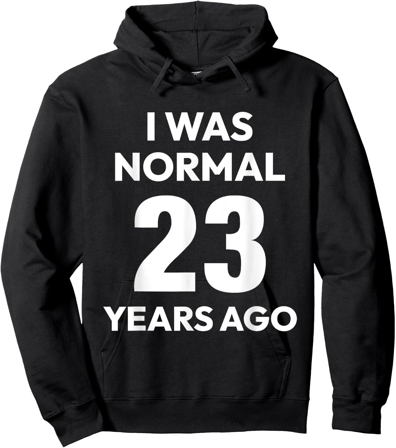 23rd Wedding Anniversary Couples Funny Husband Wife 23 Years Hoodie - Hoodie | Black