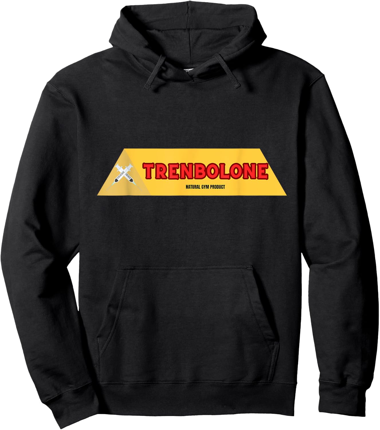 Trenbolone Bodybuilding Shirt Steroid Tren Lover Natural Bro Hoodie - Hoodie | Black