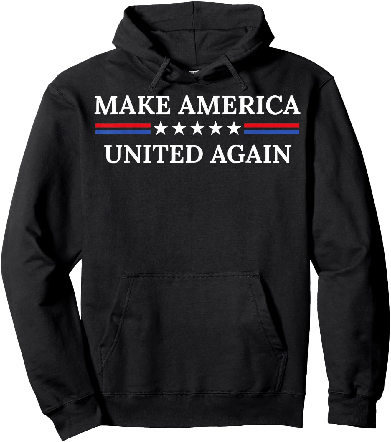 Make America United Again Hoodie - Hoodie | Black