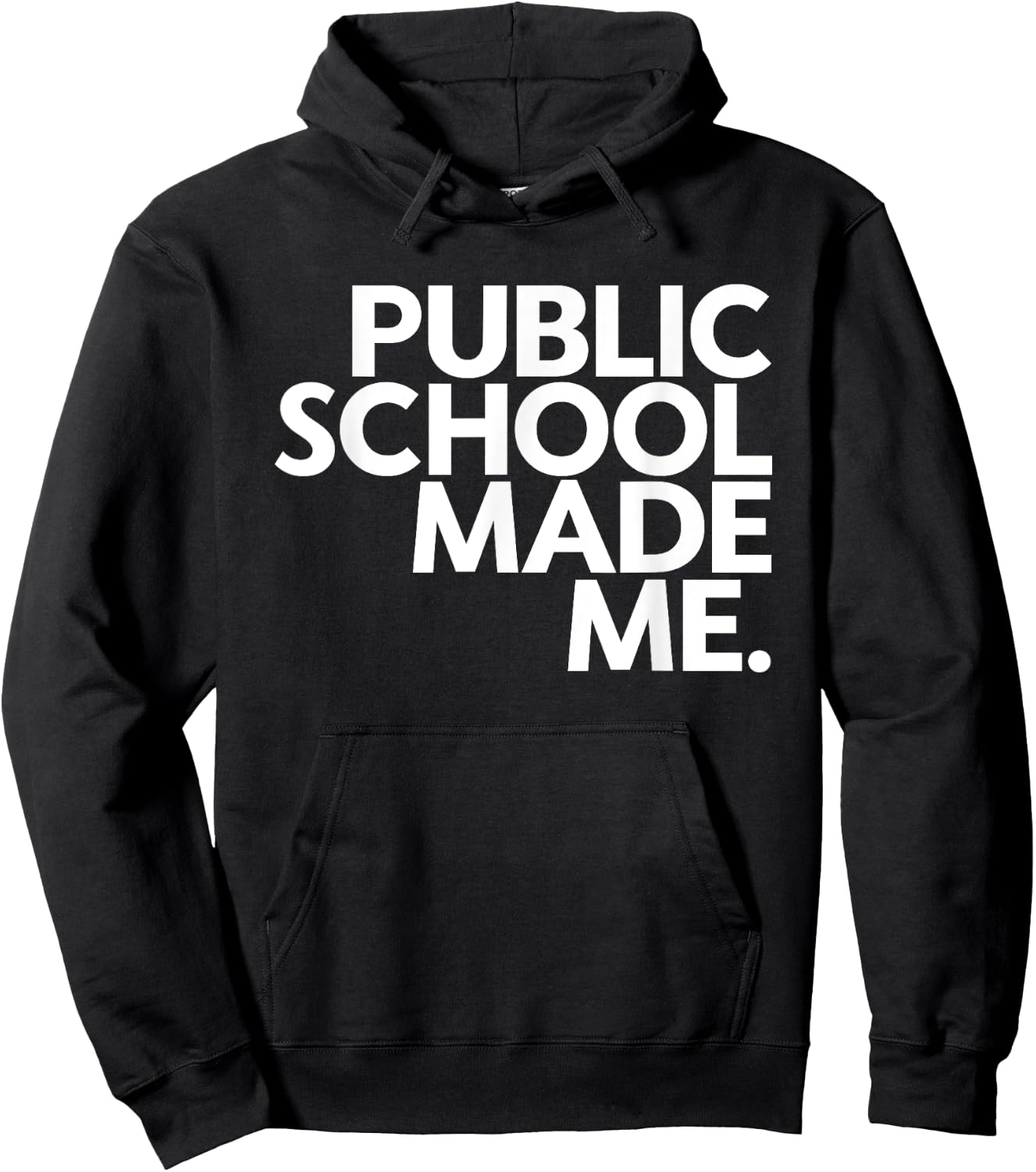 Public School Made Me School Life Teacher's Day Children Hoodie - Hoodie | Black
