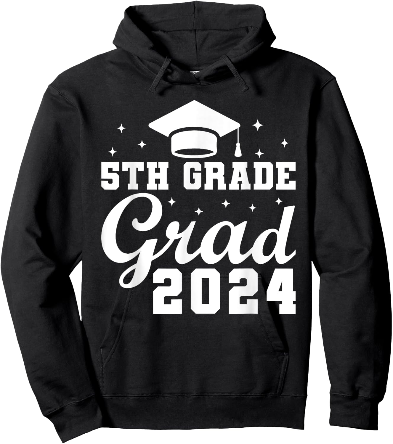 Class of 2024 5th Grade Grad 2024 Last Day of School Hoodie - Hoodie | Black